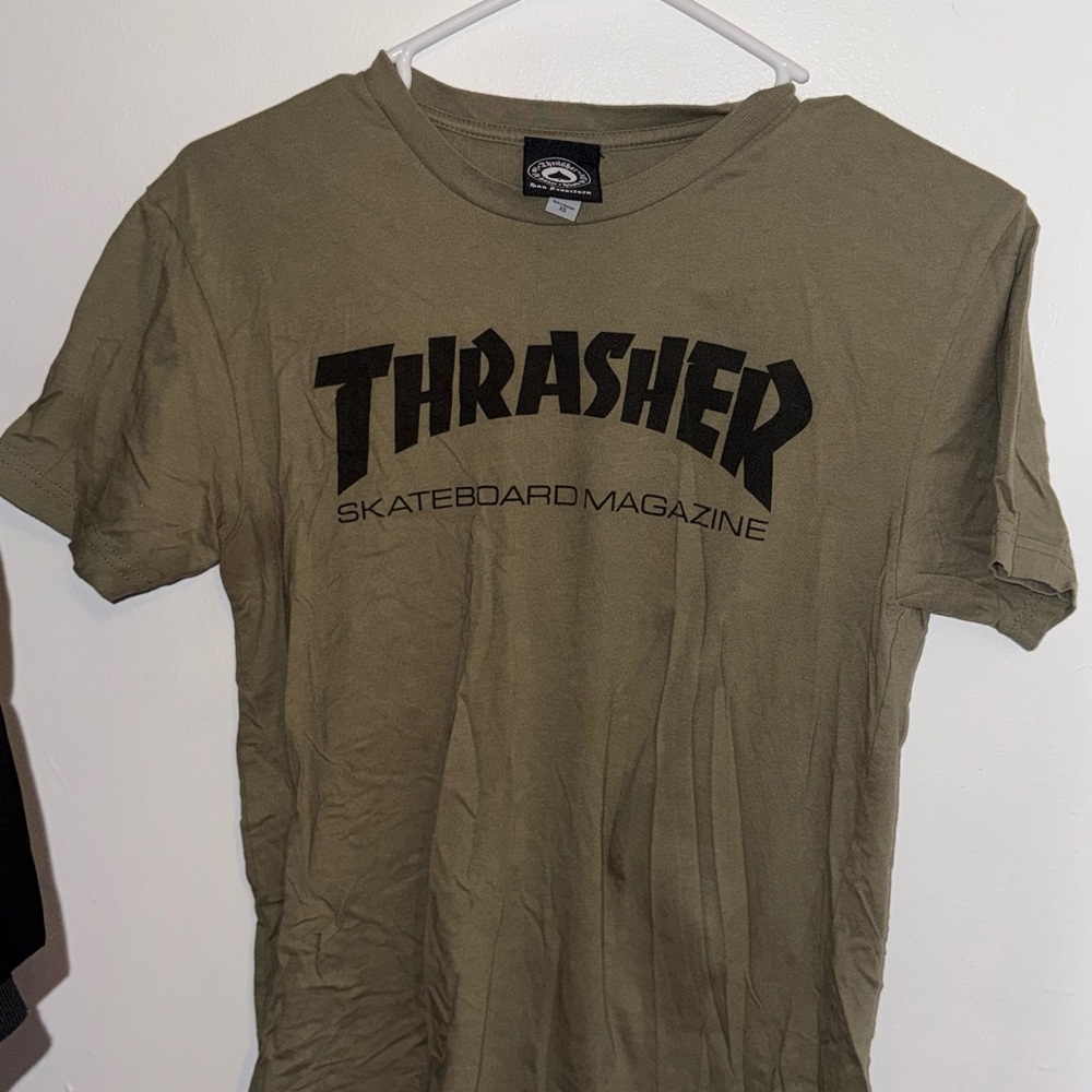 Thrasher Green Short Sleeve Tee
